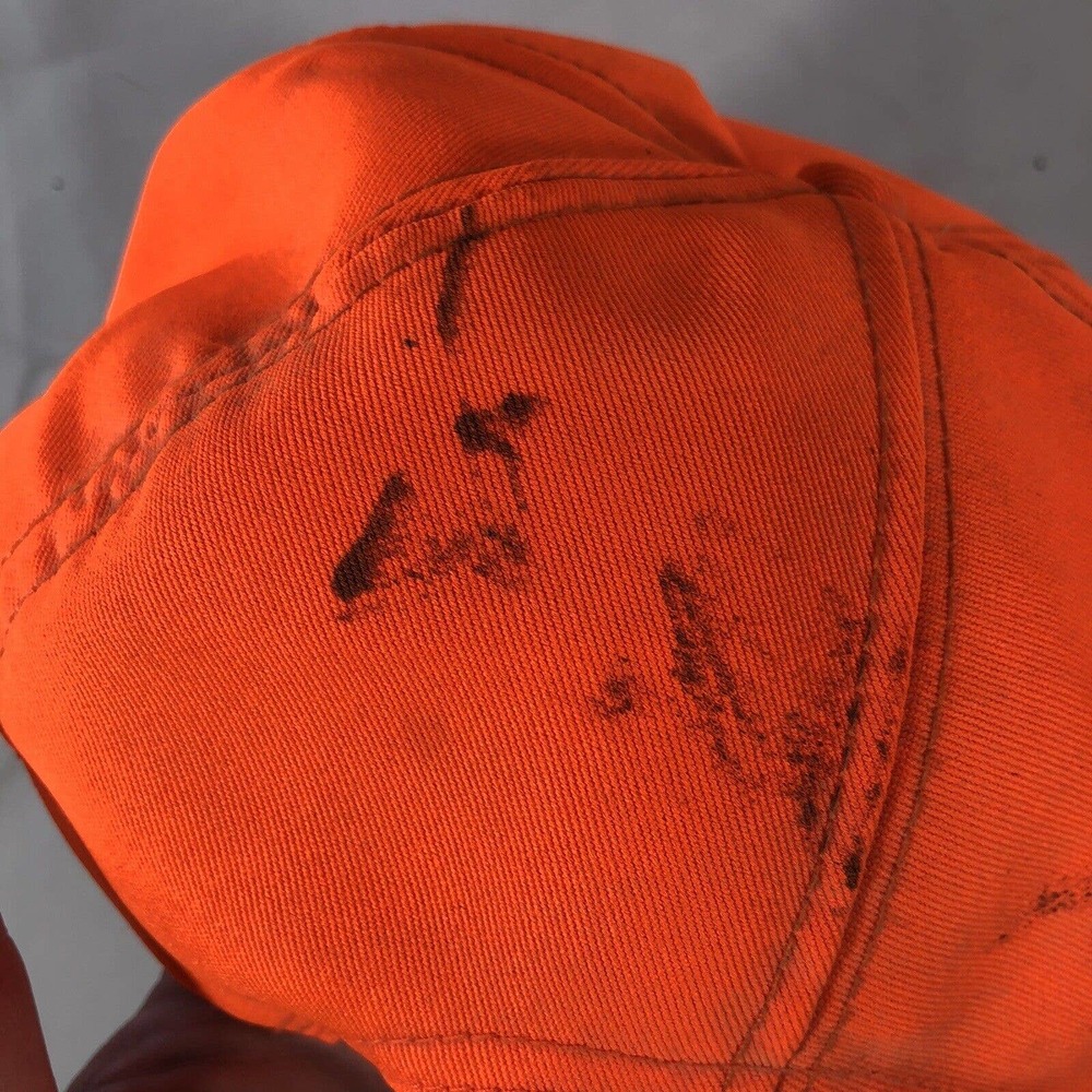 VINTAGE PRIME DESIGN SERVICES HAT CAP SNAPBACK NEON ORANGE USA MADE TRUCKER OSFM - Picture 2 of 14